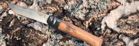 Нож складной Opinel Tradition №8 VRI (INOX) 8,5см (Бук / нерж. Сталь)